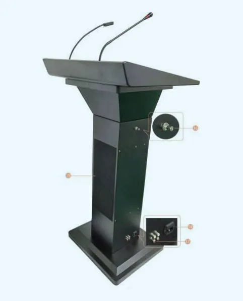 Podium with Two Handheld Wireless Microphones KM-SA1061 view 2